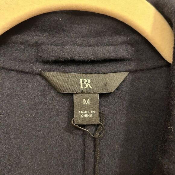 NWT Banana Republic Nelli Oversized Wool Double-Faced Blazer in Navy, Size M - Picture 12 of 15